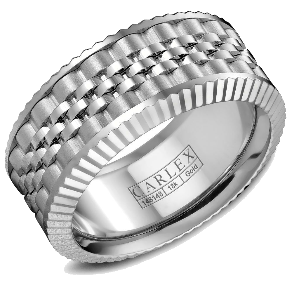CX3-0008WWWW Crown Ring Men's Band