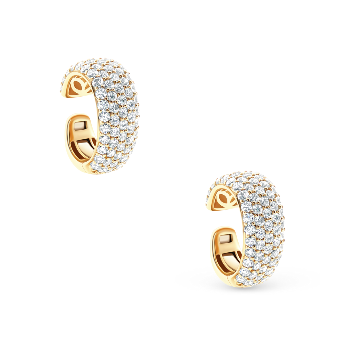 1.18ct 14k Yellow Gold Diamond Ear Cuff, SKU 150-6532