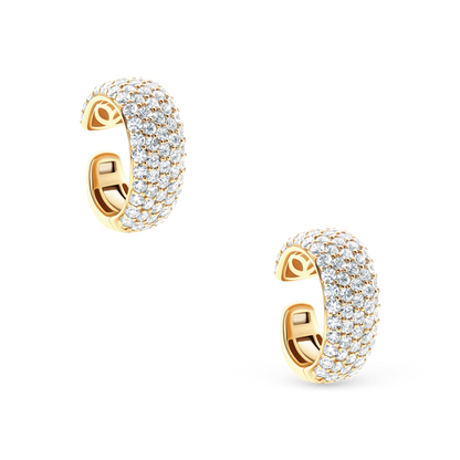 1.18ct 14k Yellow Gold Diamond Ear Cuff, SKU 150-6532