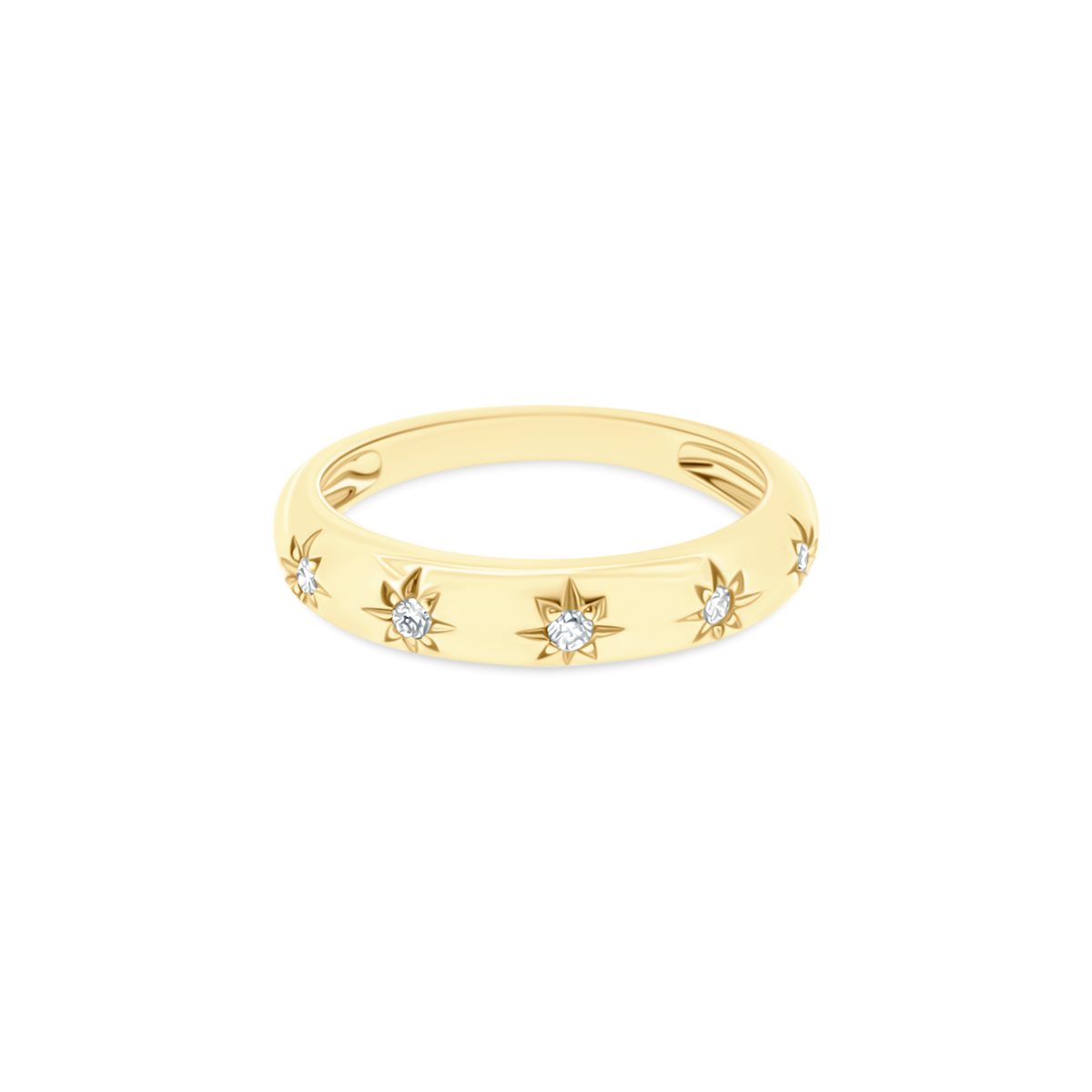 .05ct 14k Yellow Gold Diamond Ring, SKU 130-2084
