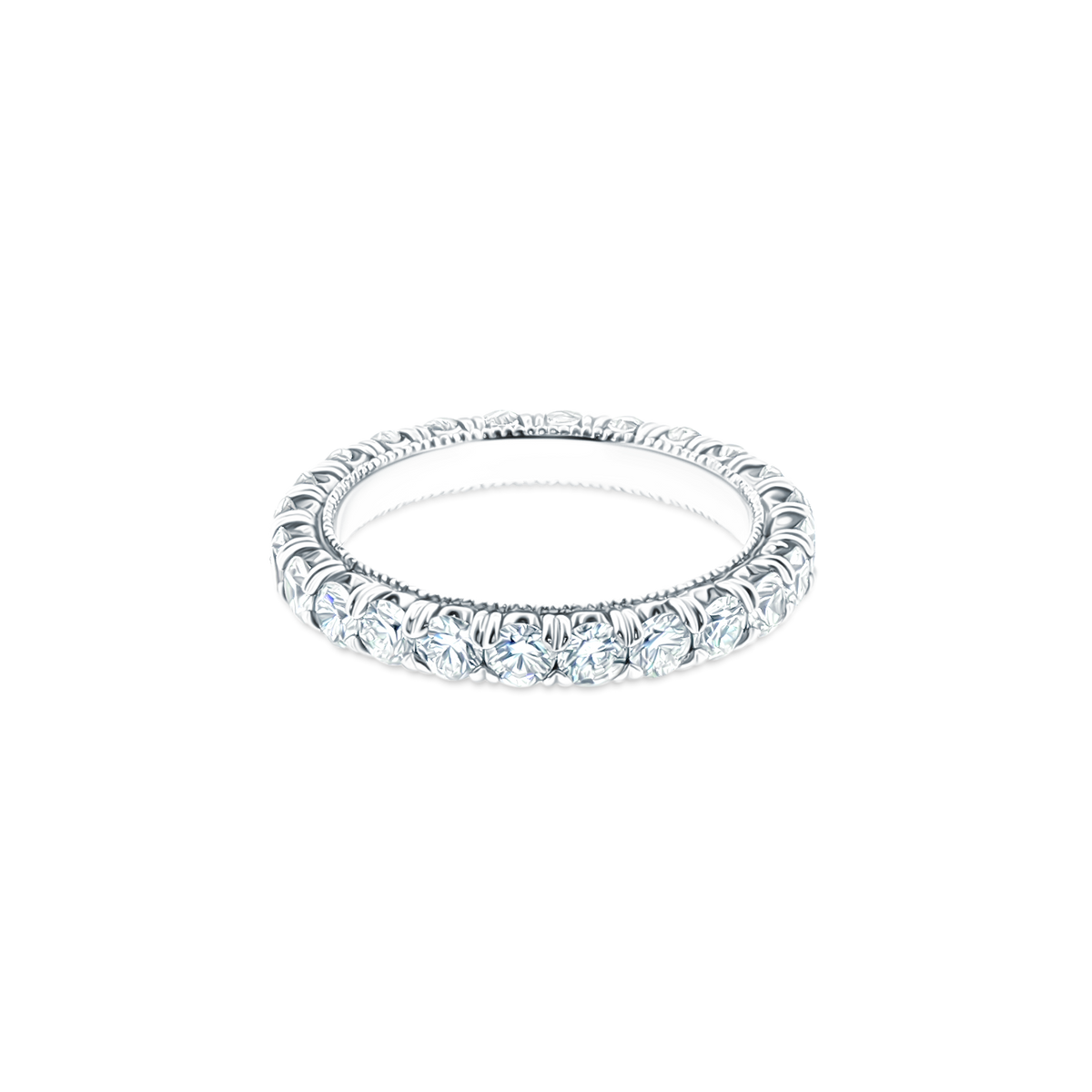 V-953W Verragio Round Diamond Eternity Band