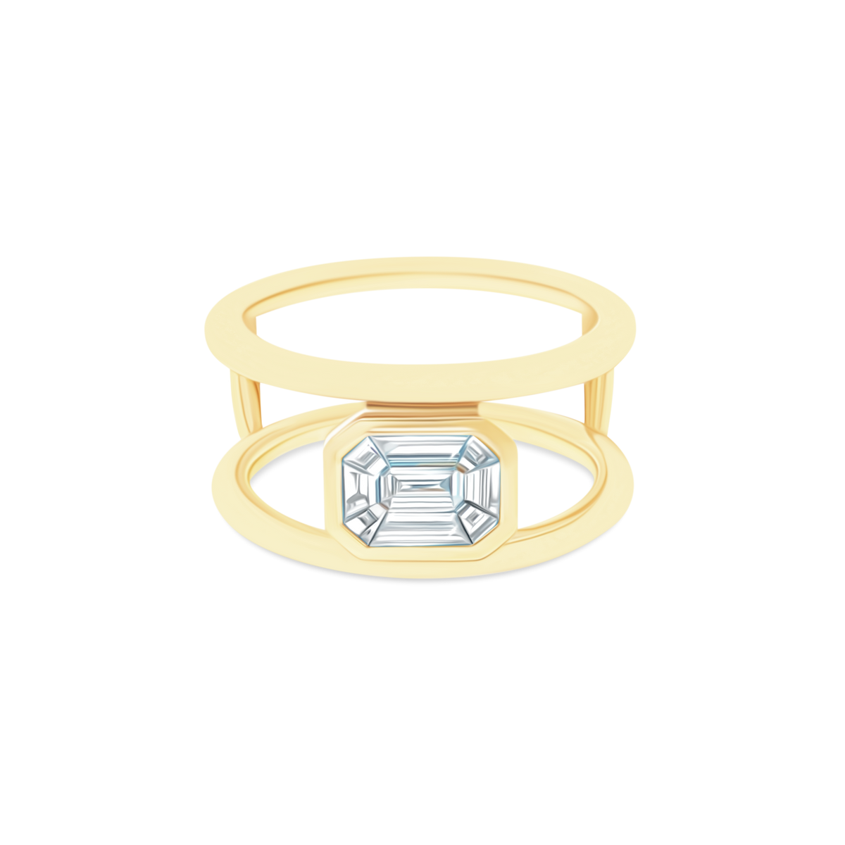 .55ct 18k Yellow Gold Diamond Ring, SKU 130-1988