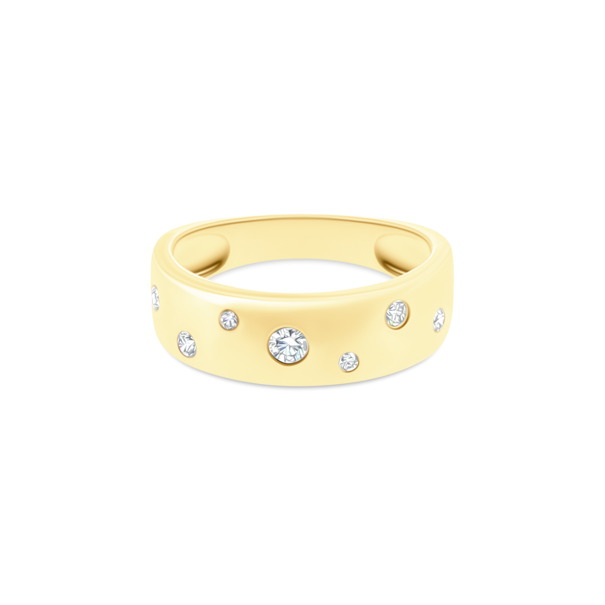 .17ct 14k Yellow Gold Diamond Ring, SKU 130-2081