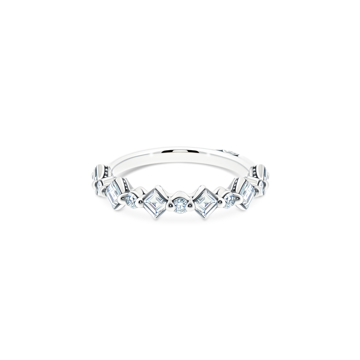 27294B12W Tacori Round Brilliant Cut Diamond Wedding Band