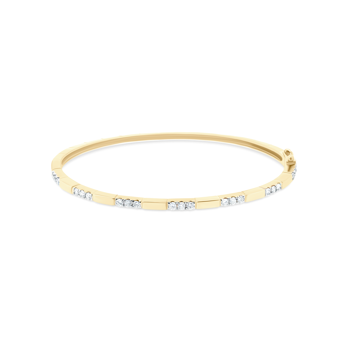 .56ct 14k Yellow Gold Diamond Bangle, SKU 170-4191