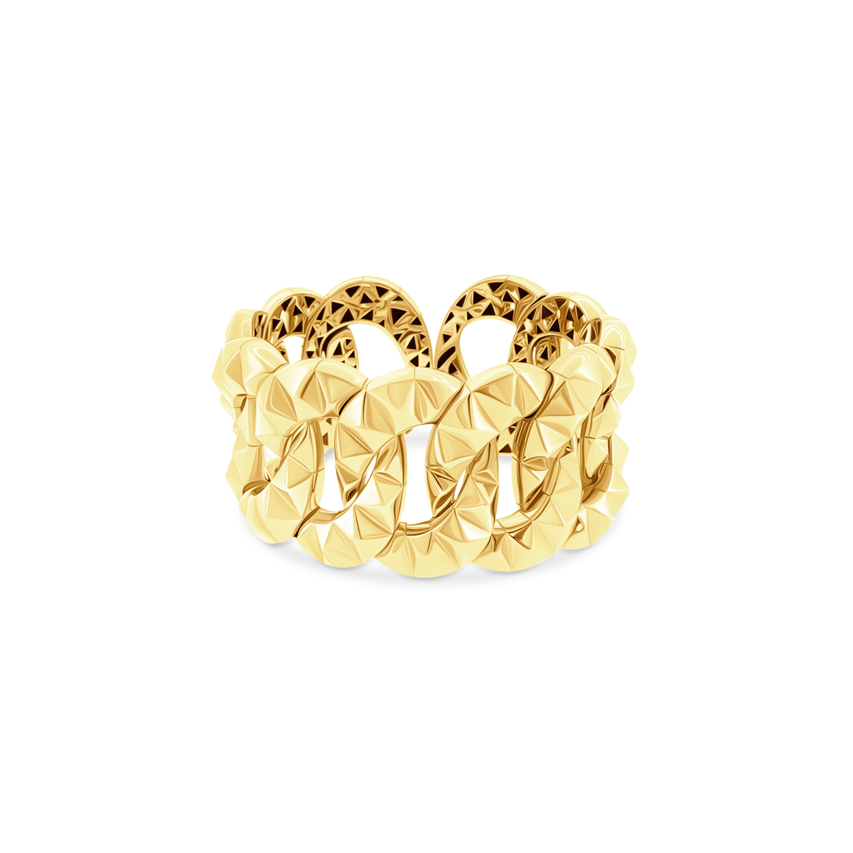 18k Yellow Gold Cuff Bracelet, SKU 440-2396