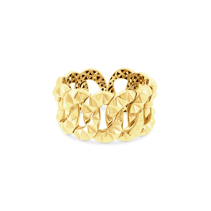 18k Yellow Gold Cuff Bracelet, SKU 440-2396