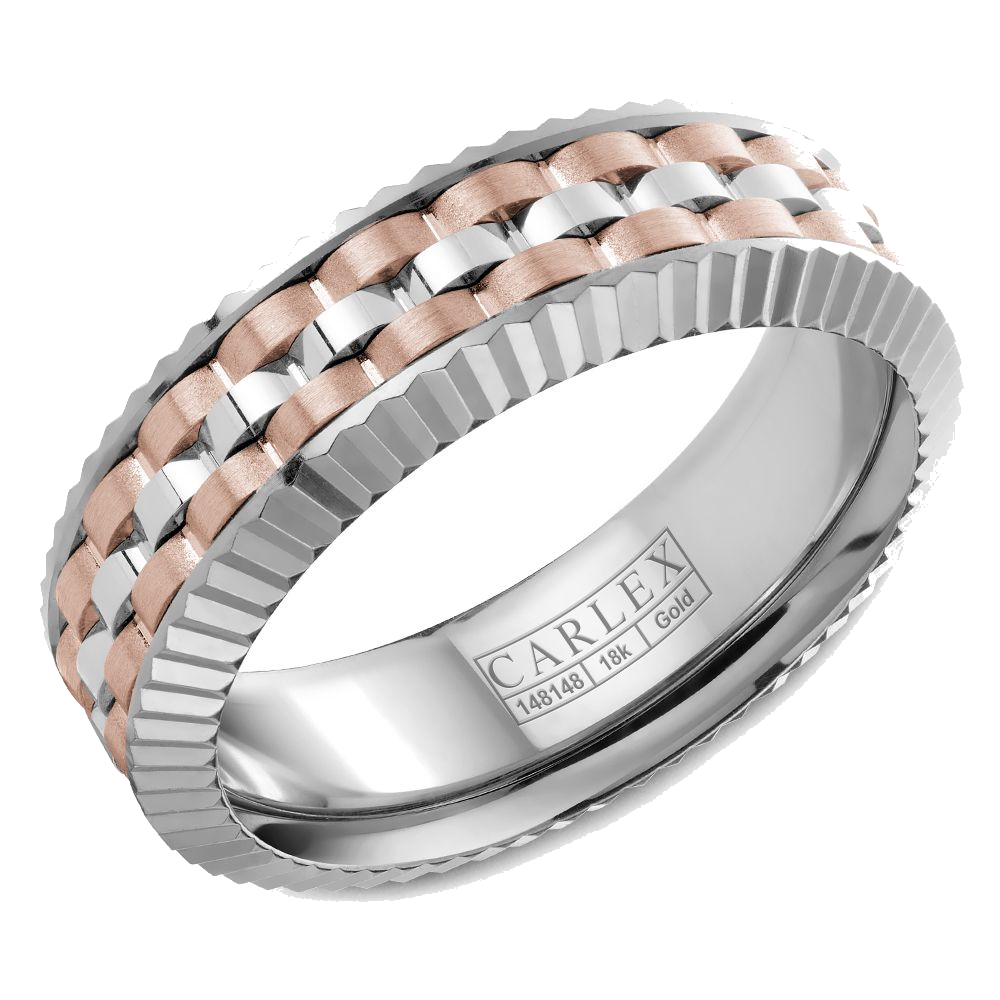 CX3-0004WRW Crown Ring Men's Band