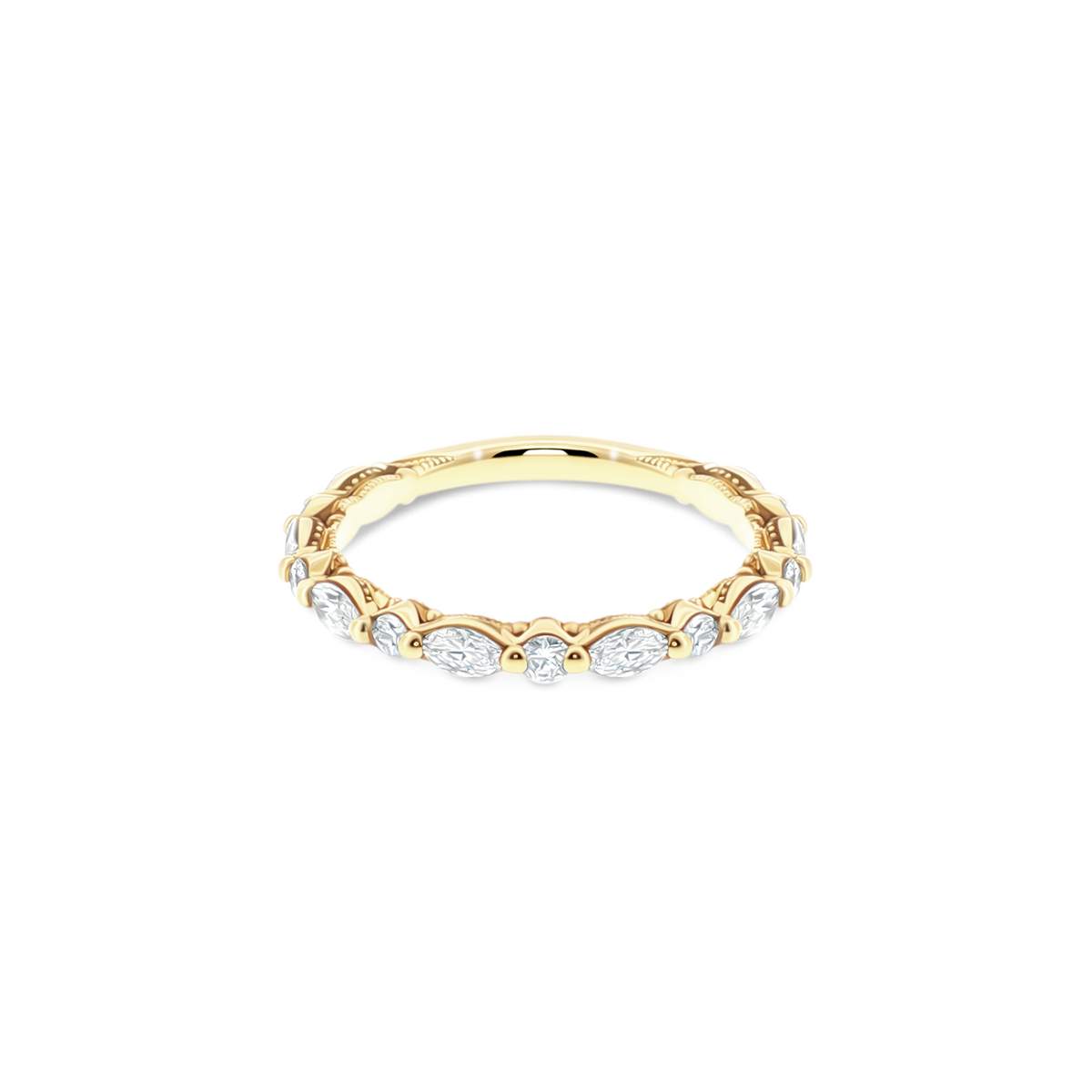 272822B34 Tacori Round Brilliant Cut Diamond Wedding Band
