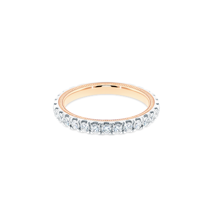 TR210W-2T Verragio Two-Tone Diamond Eternity Band