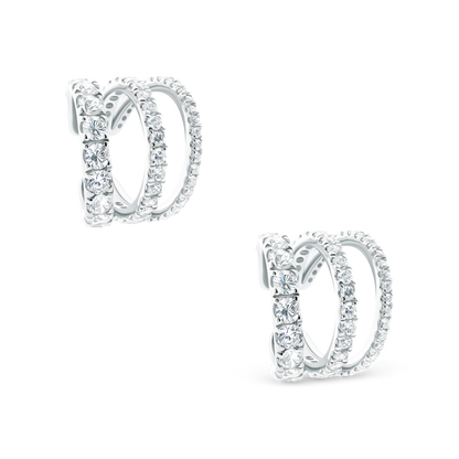 1.23ct 14k White Gold Diamond Ear Cuff, SKU 150-6535