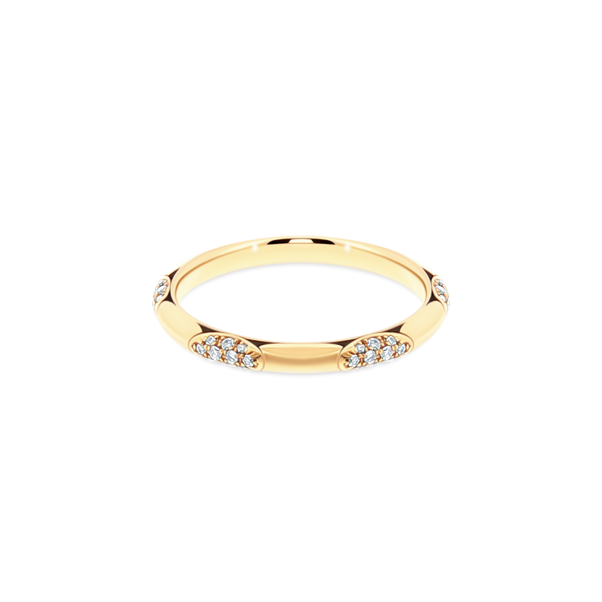 HT2582B12 Tacori Round Brilliant Cut Diamond Wedding Band