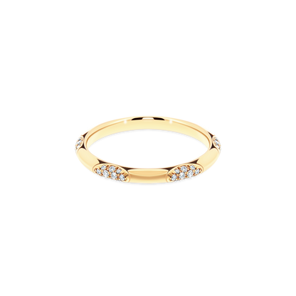 HT2582B12 Tacori Round Brilliant Cut Diamond Wedding Band