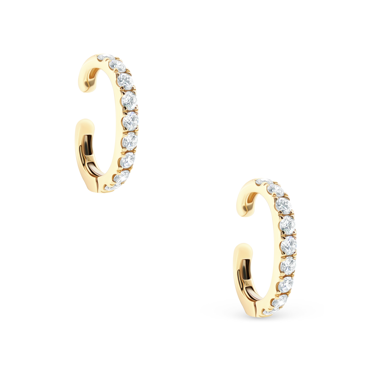.35ct 14k Yellow Gold Diamond Ear Cuff, SKU 150-6542