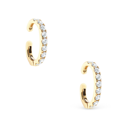 .35ct 14k Yellow Gold Diamond Ear Cuff, SKU 150-6542