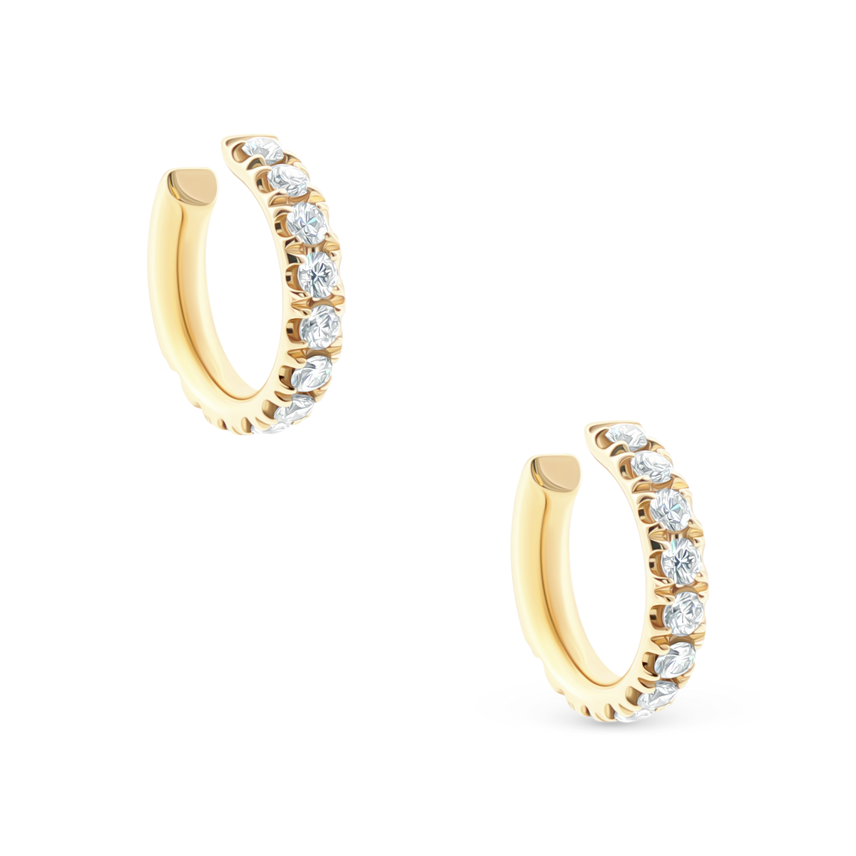 .41ct 14k Yellow Gold Diamond Ear Cuff, SKU 150-6539