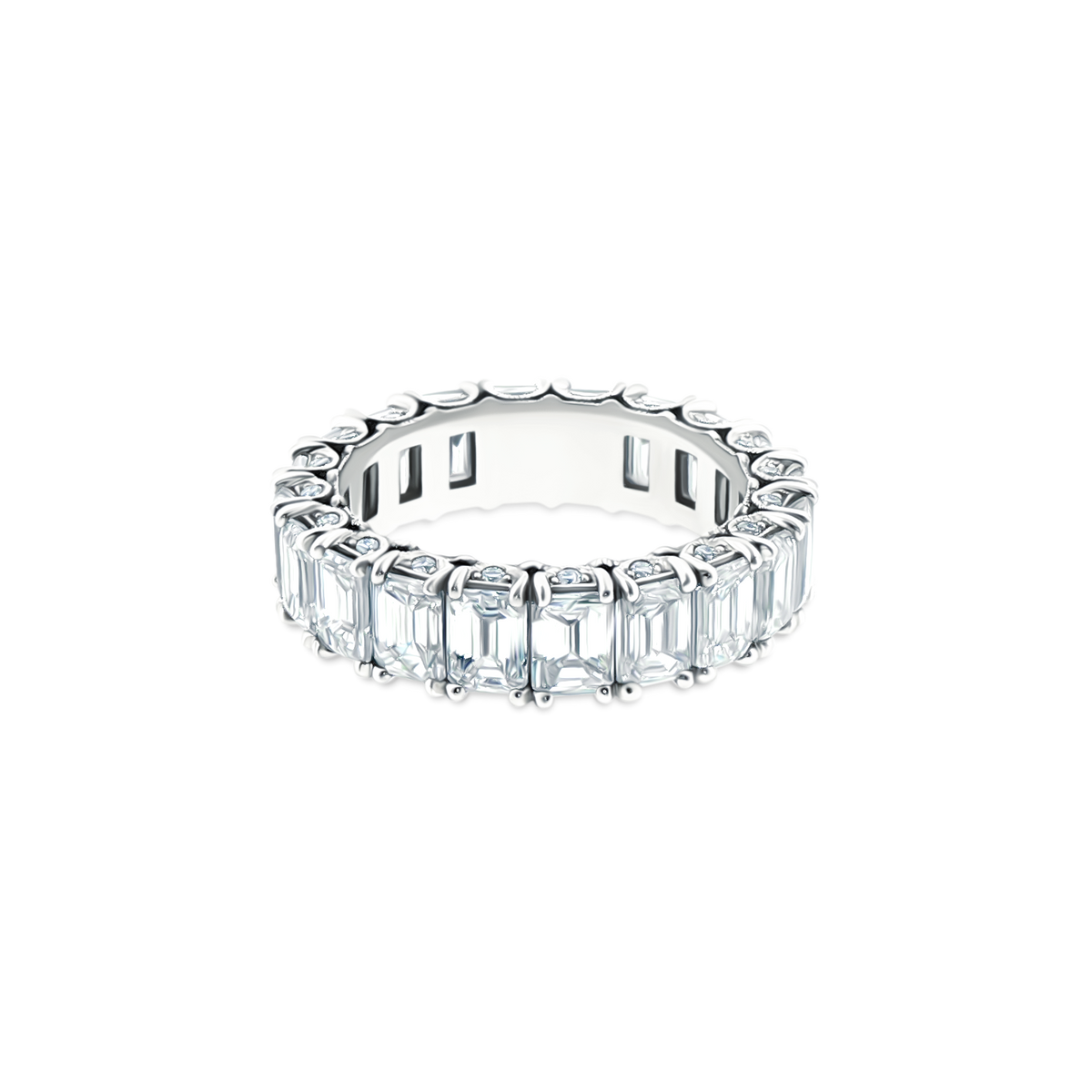 HT264165 Tacori Emerald Cut Diamond Eternity Band