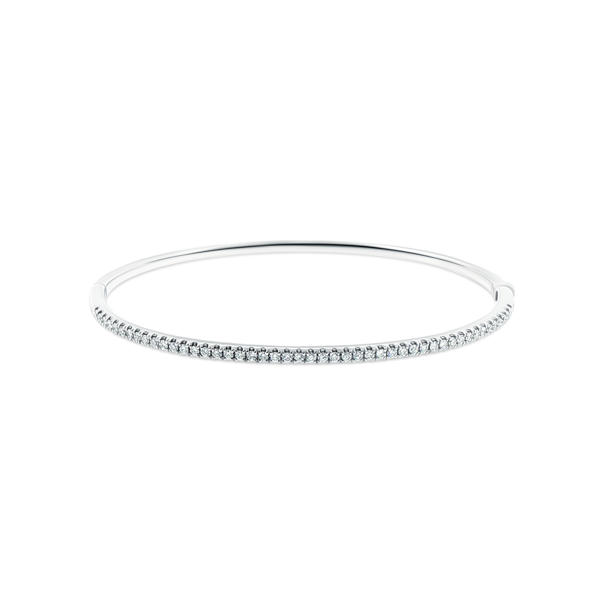 170-4220 0.50ct 18k White Gold Diamond Bangle