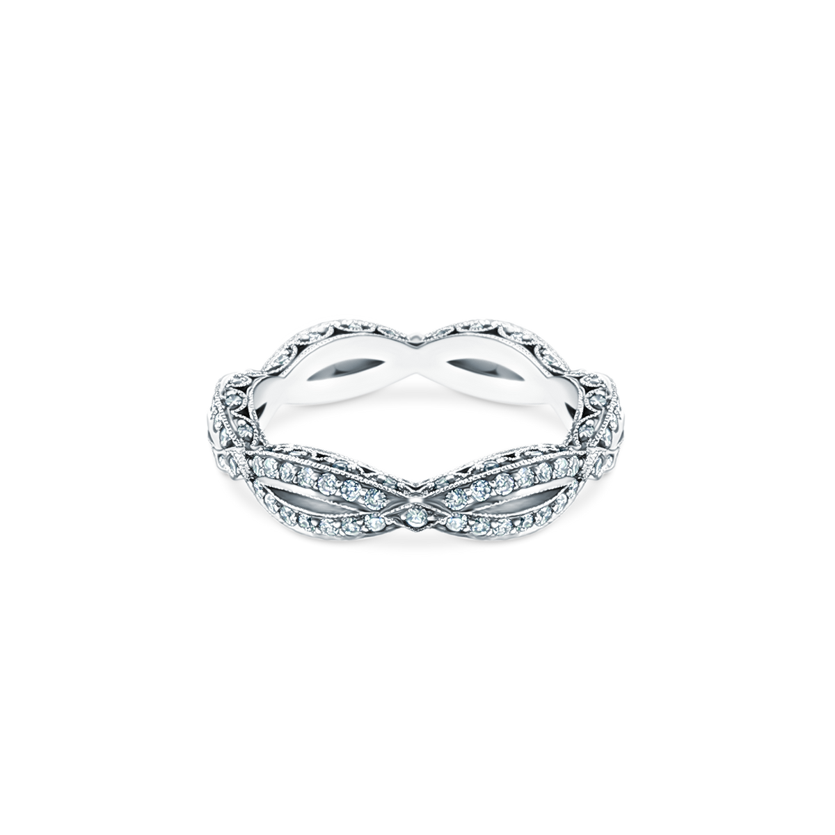 HT2528B Tacori Round Brilliant Cut Diamond Eternity Band