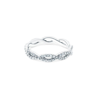 WED-4017 Verragio Diamond Infinity Knot Eternity Band