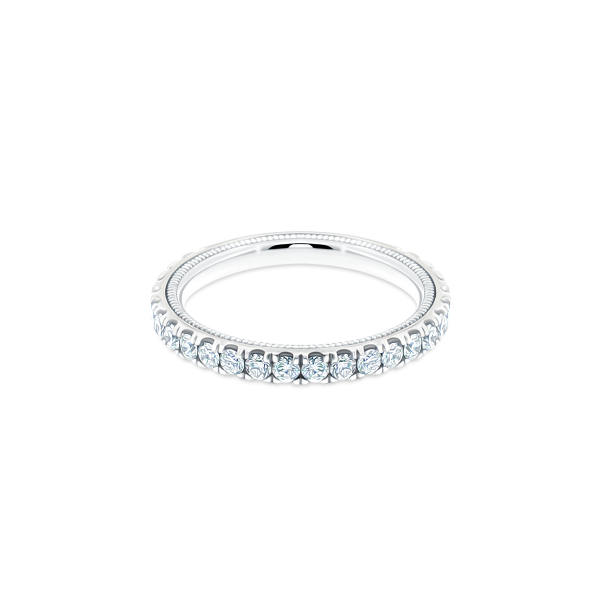 TR180W Verragio Round Diamond Eternity Band