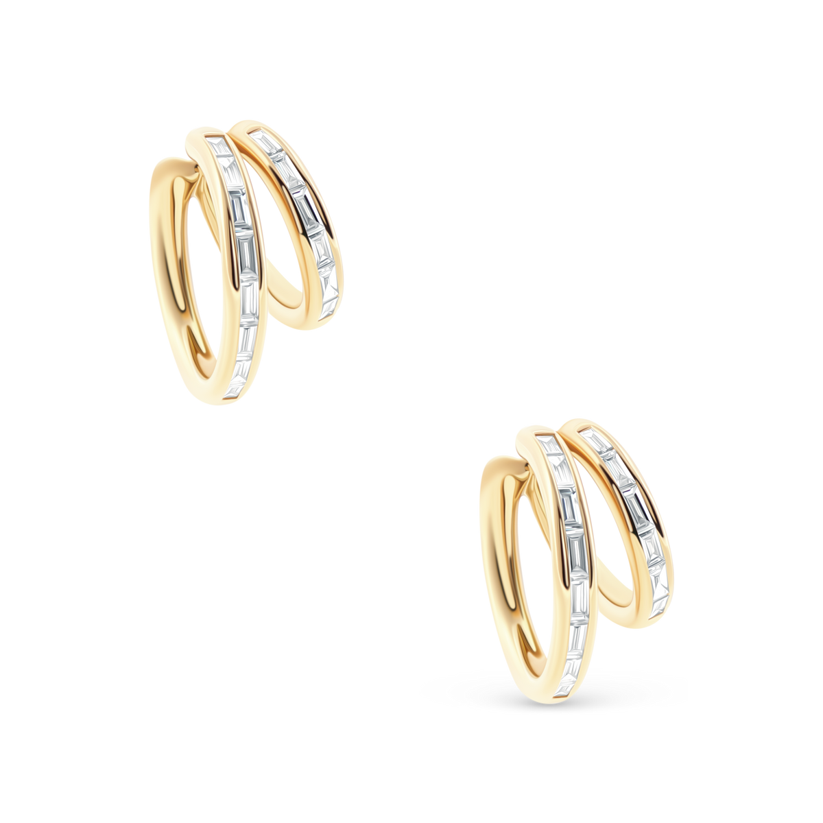 .31ct 14k Yellow Gold Diamond Ear Cuff, SKU 150-6530