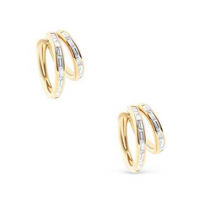 .31ct 14k Yellow Gold Diamond Ear Cuff, SKU 150-6530