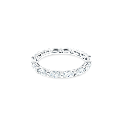 L-803W Verragio Marquise & Round Diamond Eternity Band