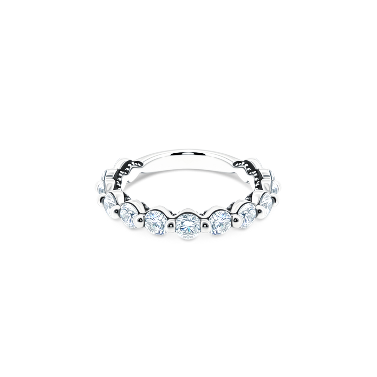 266634B34 Tacori Round Brilliant Cut Diamond Wedding Band