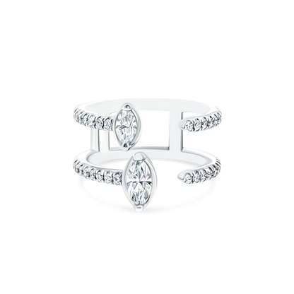 .85ct 18k White Gold Diamond Ring, SKU 130-1923