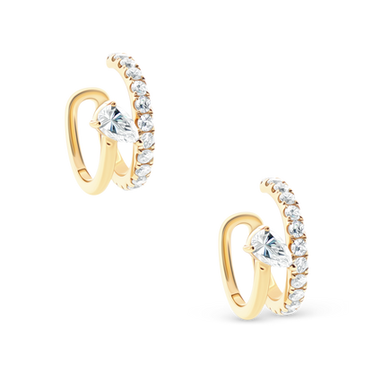 .43ct 14k Yellow Gold Diamond Ear Cuff, SKU 150-6543