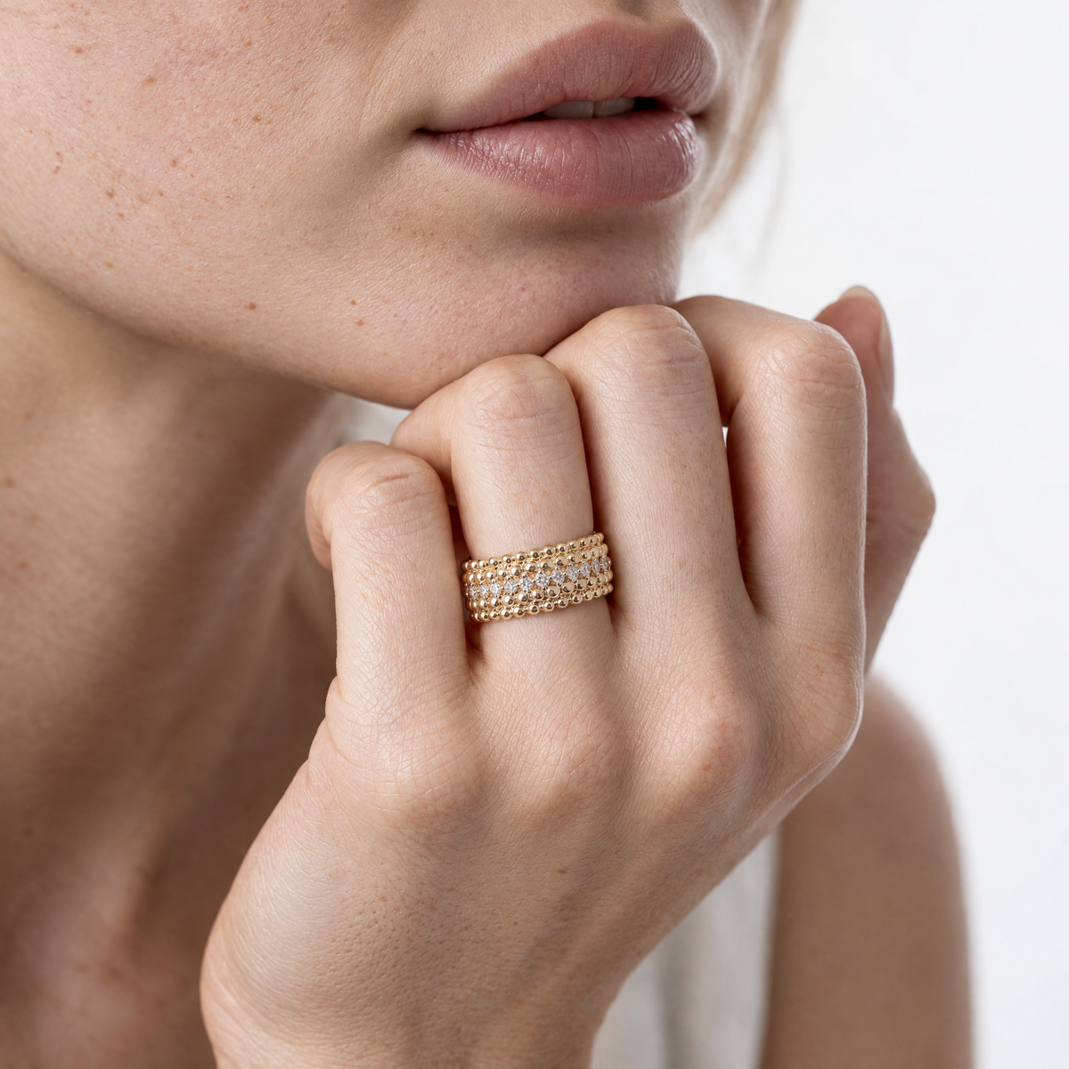 Worn on model, SKU 130-2080