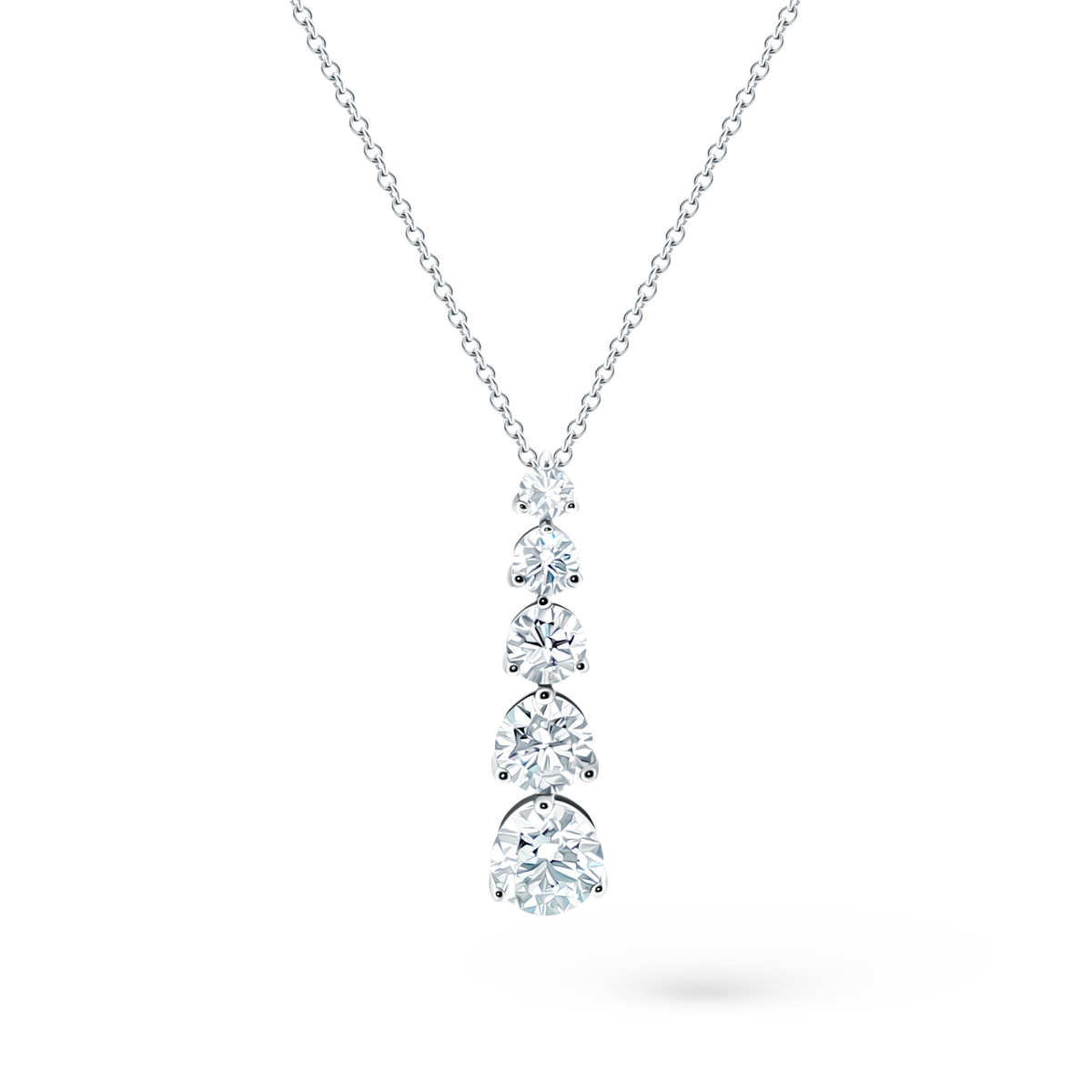 2.00ct 14k White Gold Diamond Pendant, SKU 160-5289