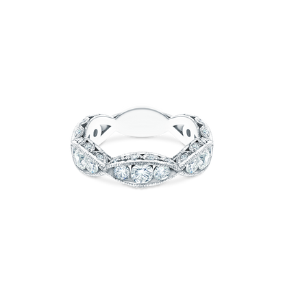 2644B5W Tacori Diamond Crescent Wedding Band