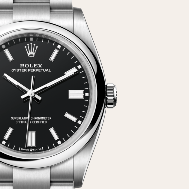 Rolex Oyster Perpetual in Oystersteel, M126000-0014 - H.L. Gross Jewelers