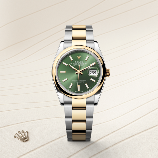 Oyster, 36 mm, Oystersteel and yellow gold