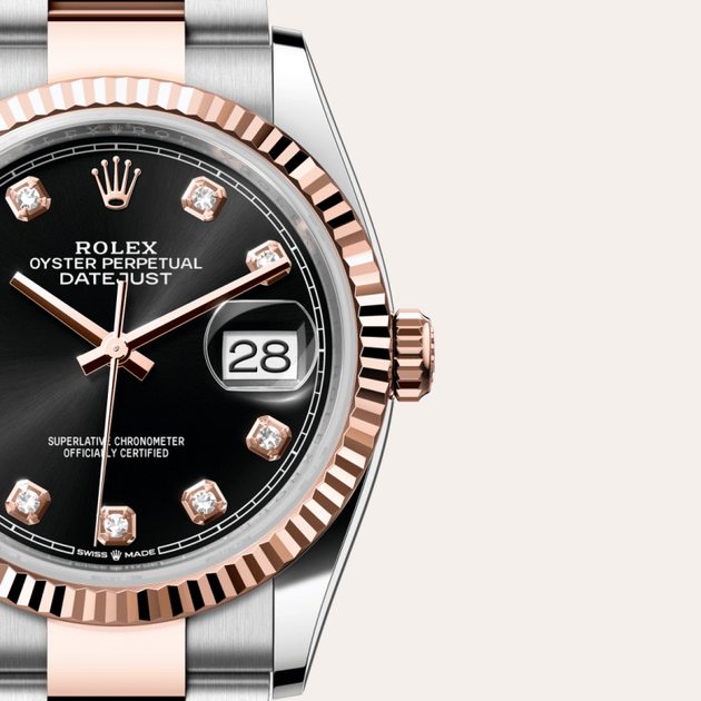  in Everose Rolesor - combination of Oystersteel and Everose gold, M126231-0020 - H.L. Gross Jewelers