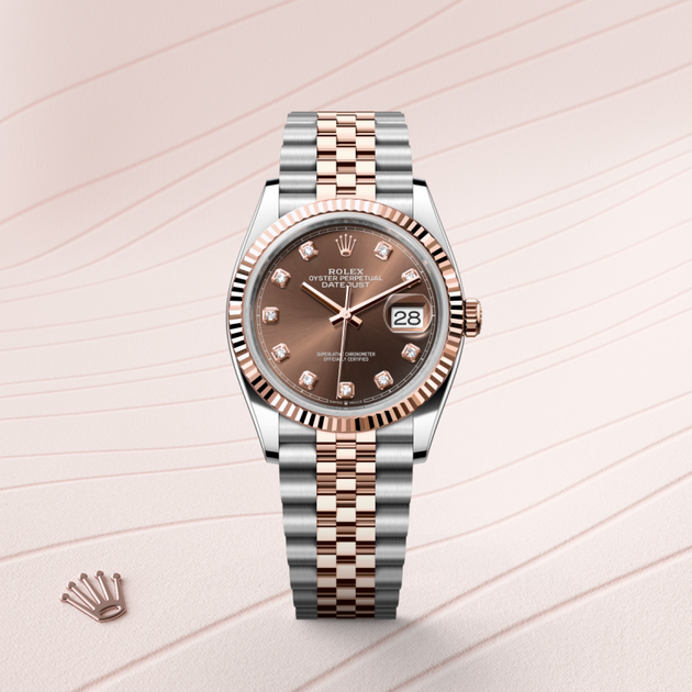  in Everose Rolesor - combination of Oystersteel and Everose gold, M126231-0053 - H.L. Gross Jewelers