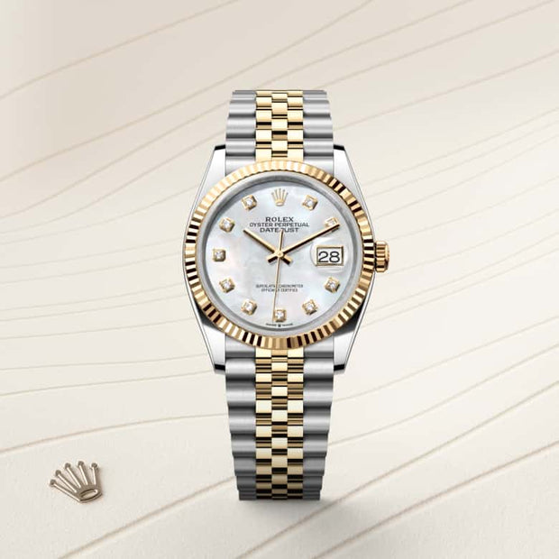 Oyster, 36 mm, Oystersteel and yellow gold