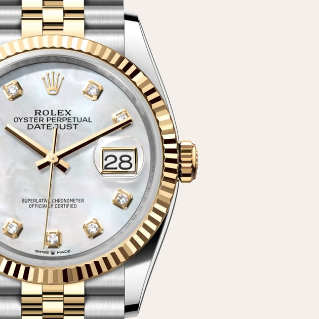  in Yellow Rolesor - combination of Oystersteel and yellow gold, M126233-0023 - H.L. Gross Jewelers