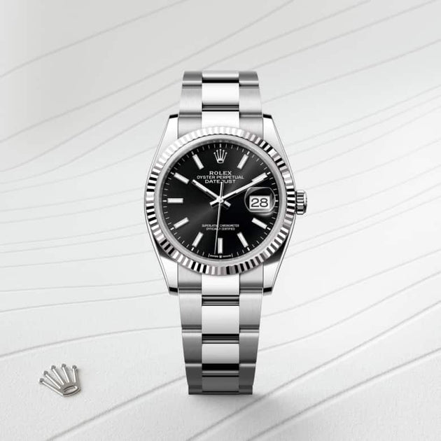  in White Rolesor - combination of Oystersteel and white gold, M126234-0016 - H.L. Gross Jewelers