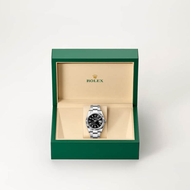 Oyster, 36 mm, Oystersteel and white gold