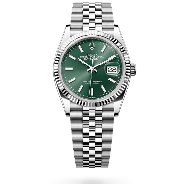  in White Rolesor - combination of Oystersteel and white gold, M126234-0051 - H.L. Gross Jewelers