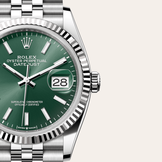  in White Rolesor - combination of Oystersteel and white gold, M126234-0051 - H.L. Gross Jewelers