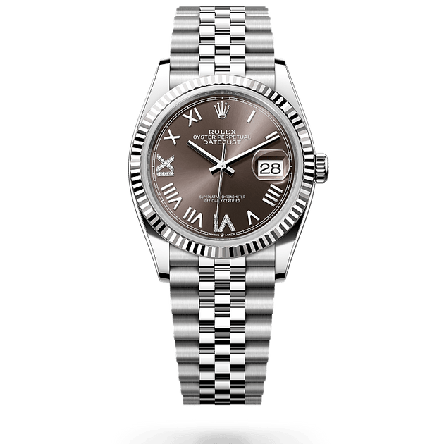  in White Rolesor - combination of Oystersteel and white gold, M126234-0071 - H.L. Gross Jewelers