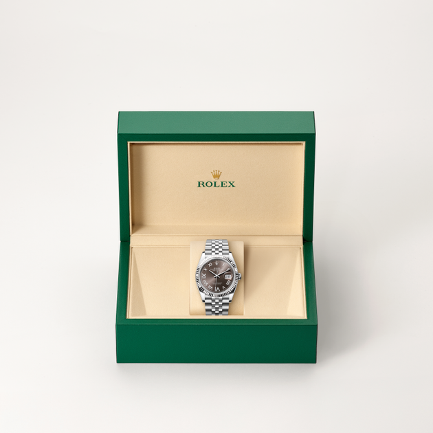  in White Rolesor - combination of Oystersteel and white gold, M126234-0071 - H.L. Gross Jewelers