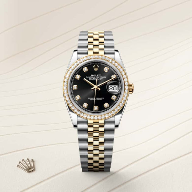  in Yellow Rolesor - combination of Oystersteel and yellow gold, M126283RBR-0007 - H.L. Gross Jewelers