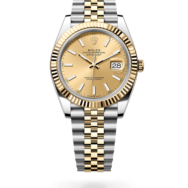  in Yellow Rolesor - combination of Oystersteel and yellow gold, M126333-0010 - H.L. Gross Jewelers