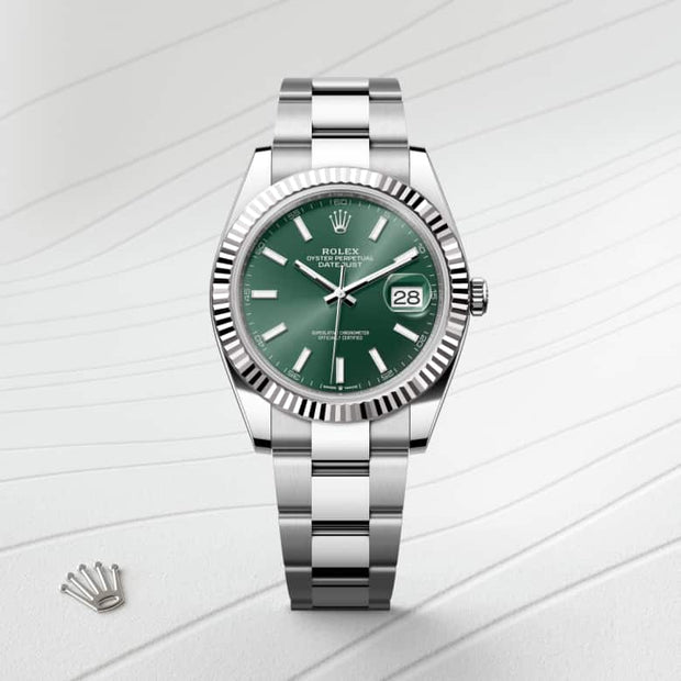 Oyster, 41 mm, Oystersteel and white gold