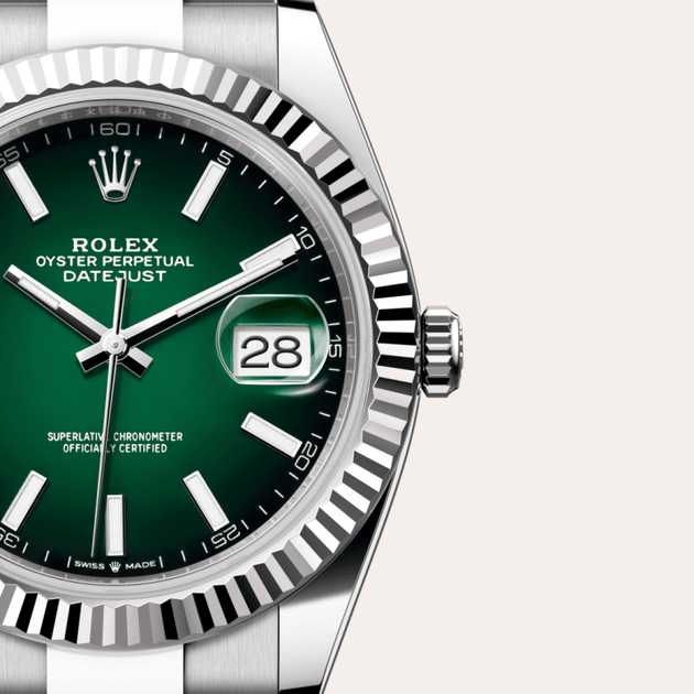  in White Rolesor - combination of Oystersteel and white gold, M126334-0033 - H.L. Gross Jewelers
